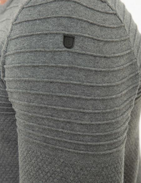 Gri Melanj Slim Fit Triko Kazak - 50218130016