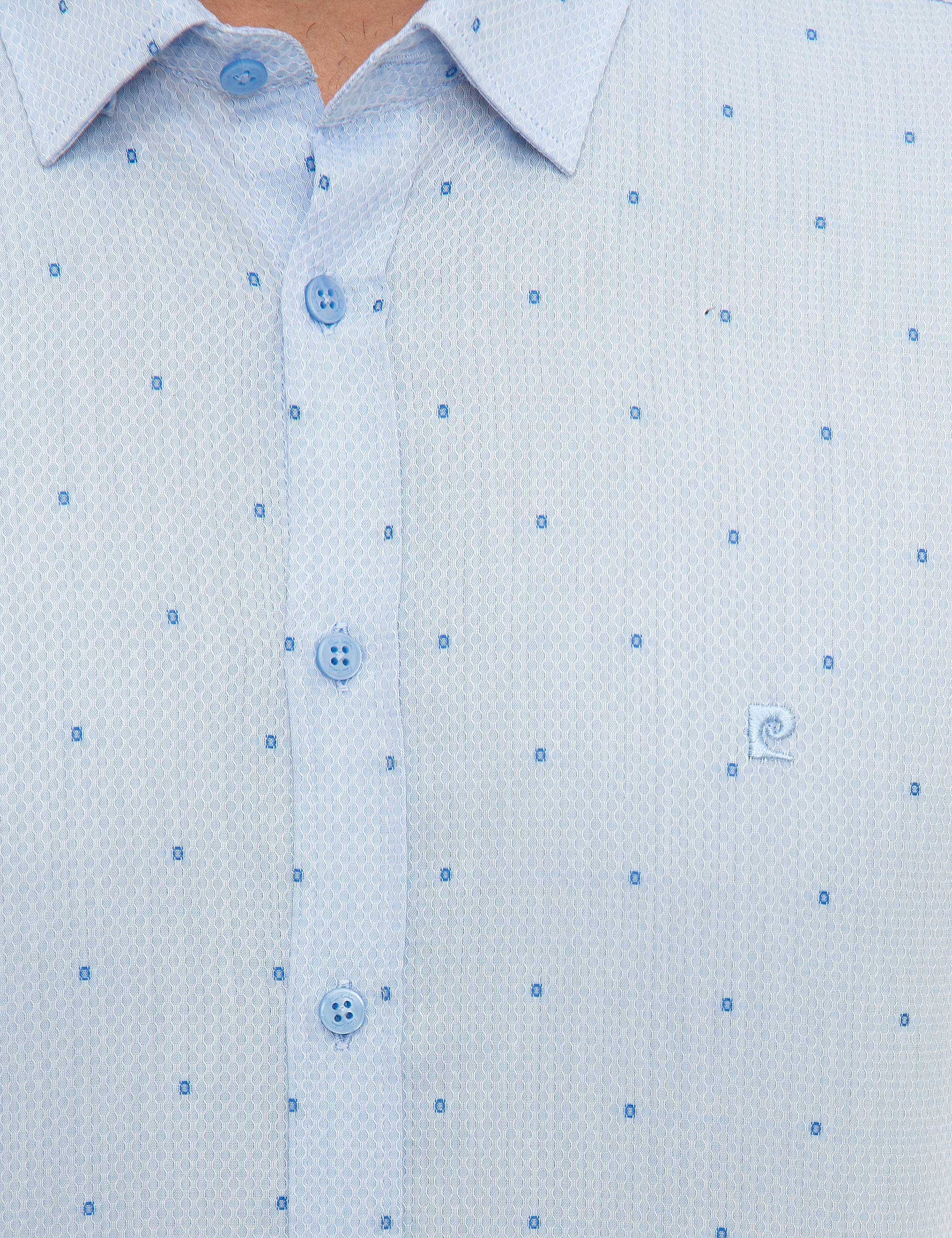 Açık Mavi Slim Fit Uzun Kollu Gömlek - 50219446016