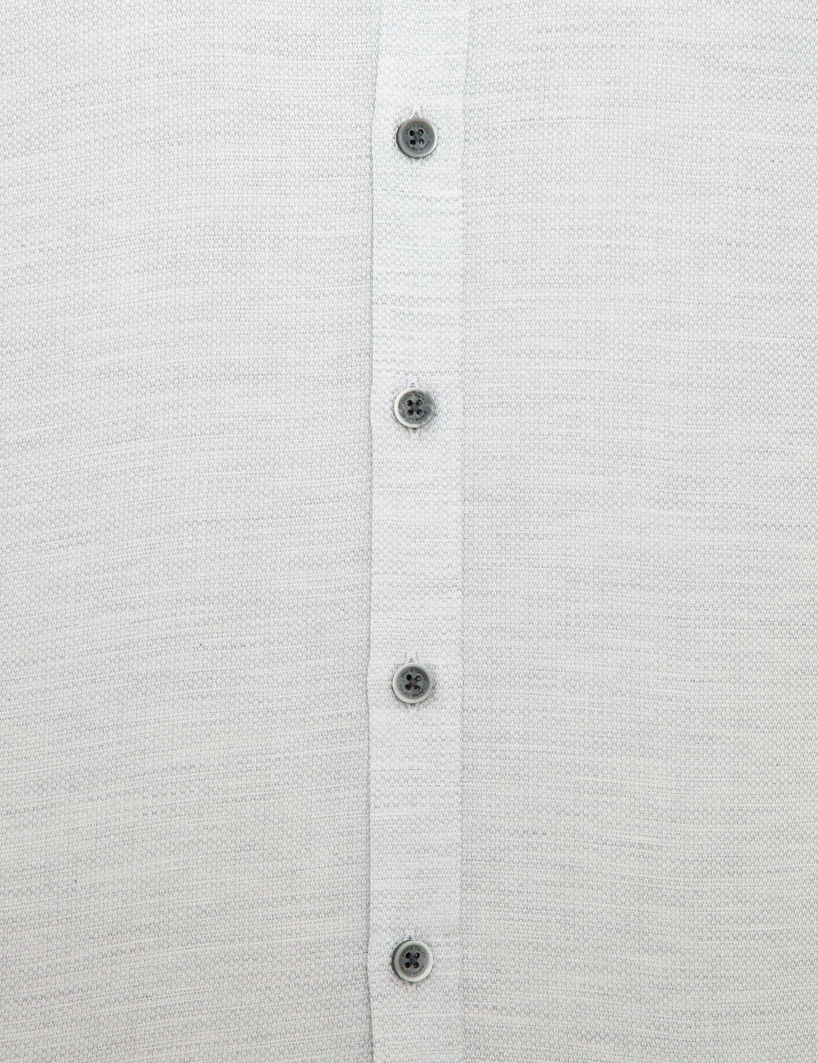 Gri Slim Fit Oxford Gömlek