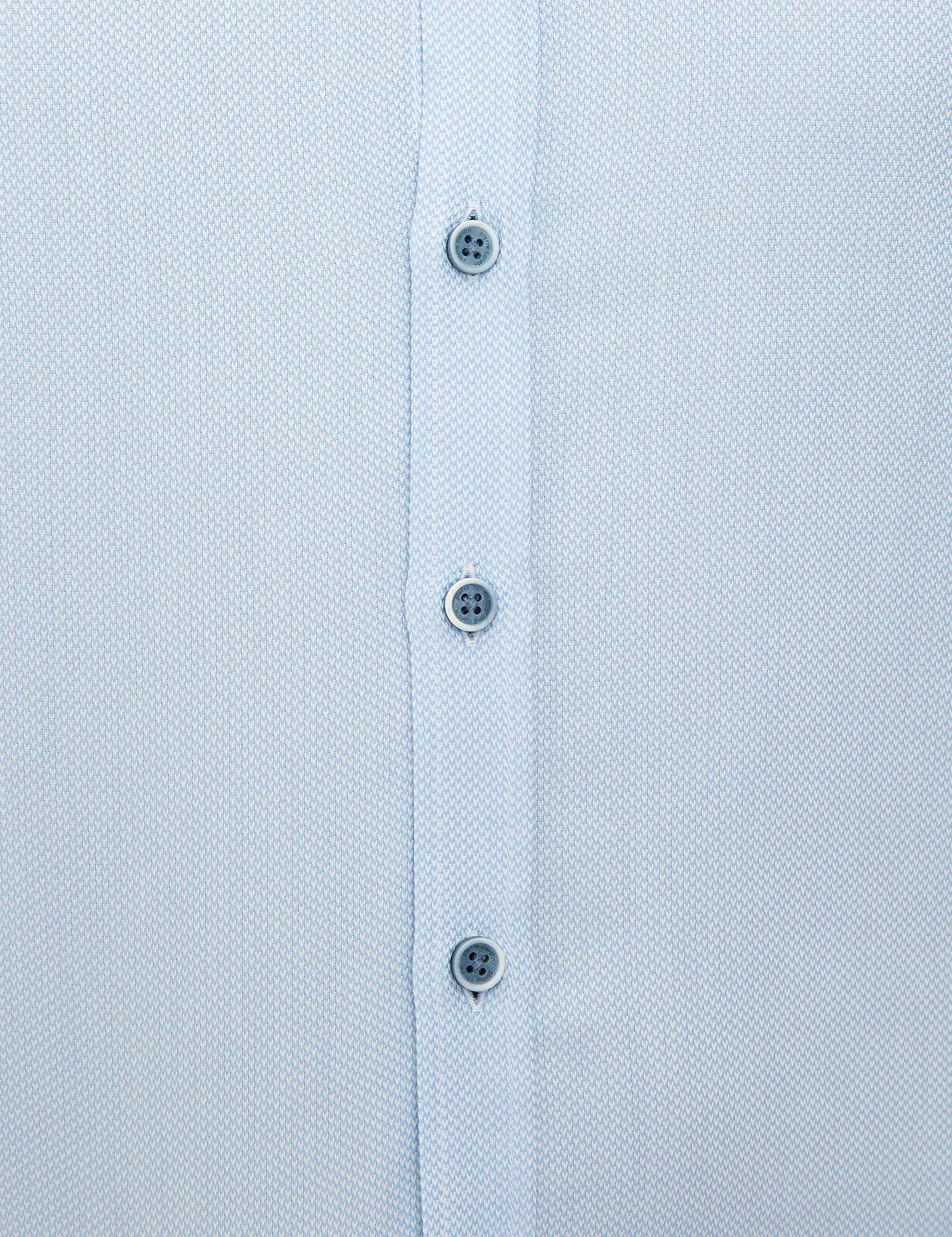 Açık Mavi Slim Fit Oxford Gömlek