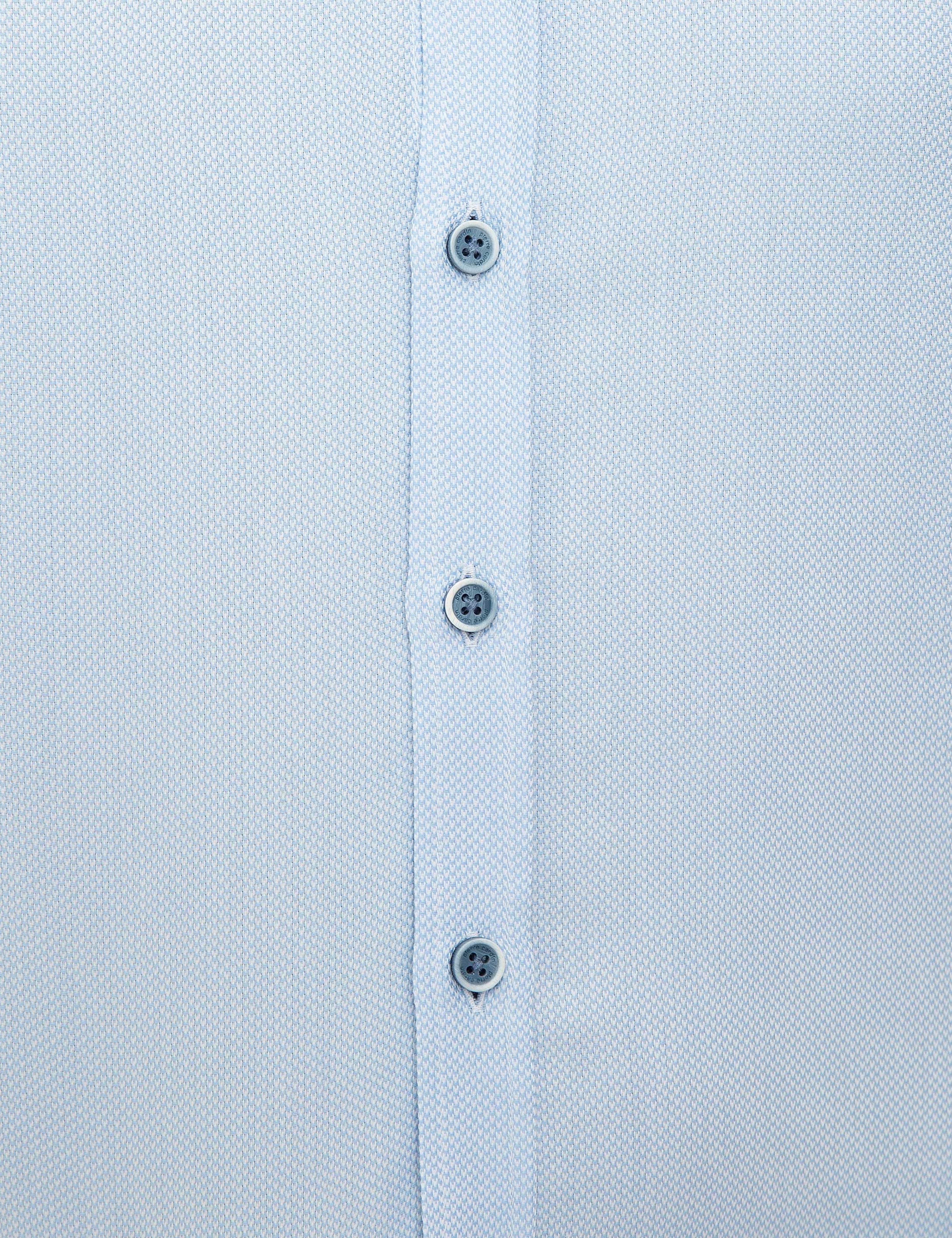 Açık Mavi Slim Fit Uzun Kollu Gömlek