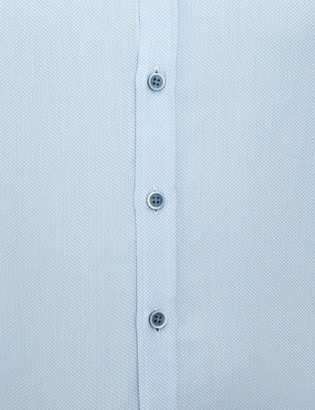 Açık Mavi Slim Fit Oxford Gömlek - 50219464020