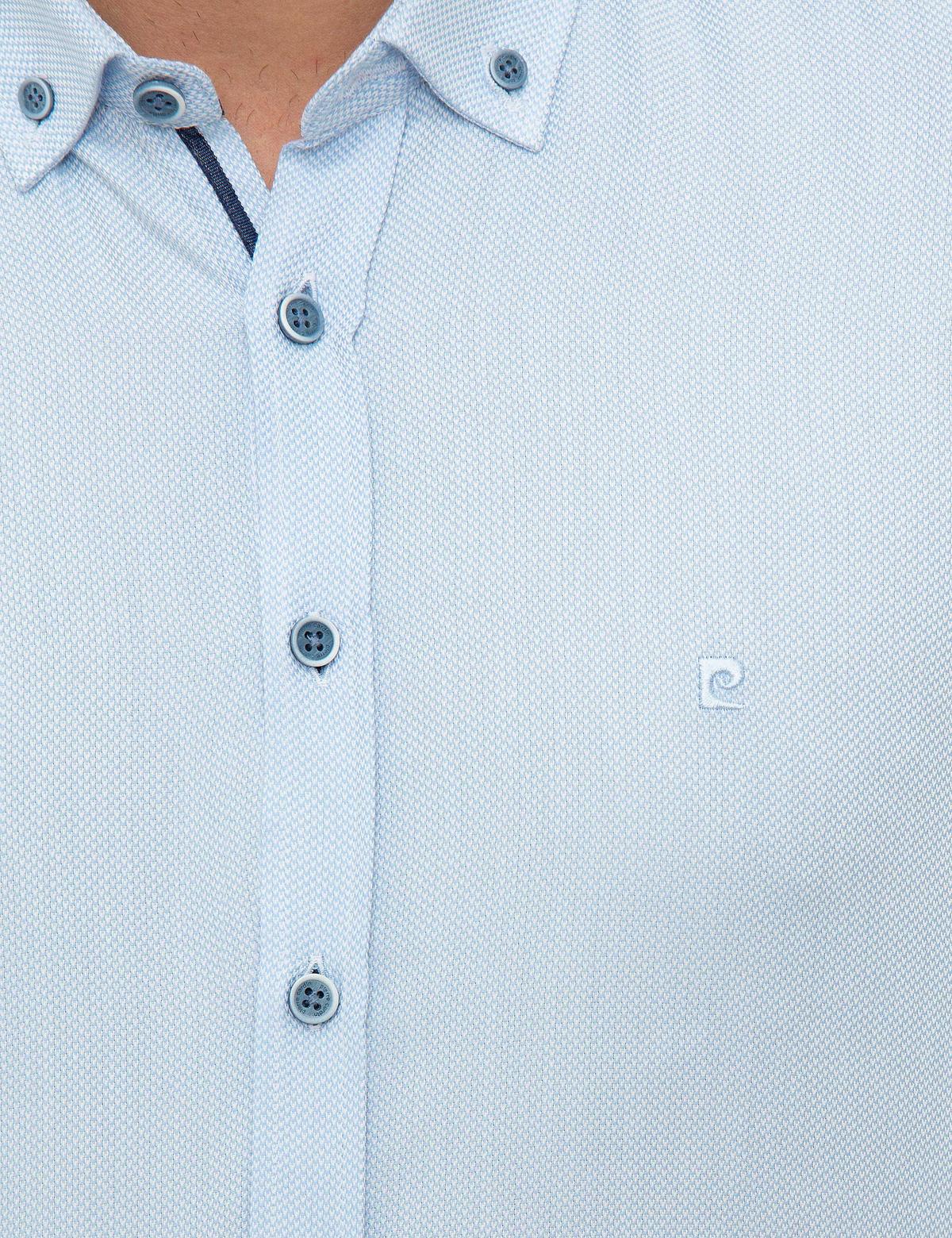 Açık Mavi Slim Fit Oxford Gömlek - 50219464020