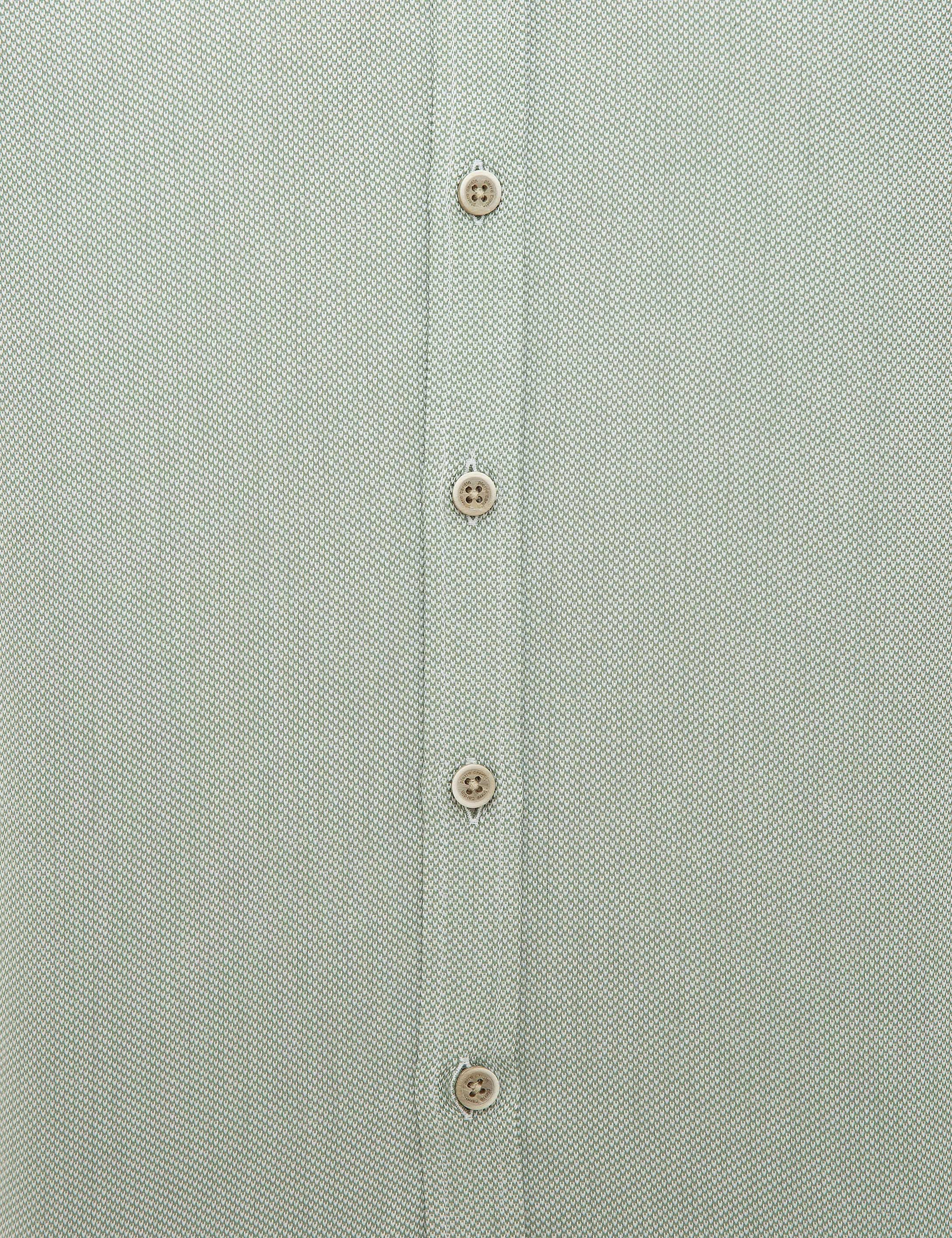 Yeşil Slim Fit Uzun Kollu Gömlek - Image 6