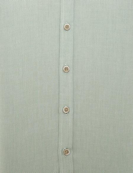 Yeşil Slim Fit Uzun Kollu Gömlek - 50219464037