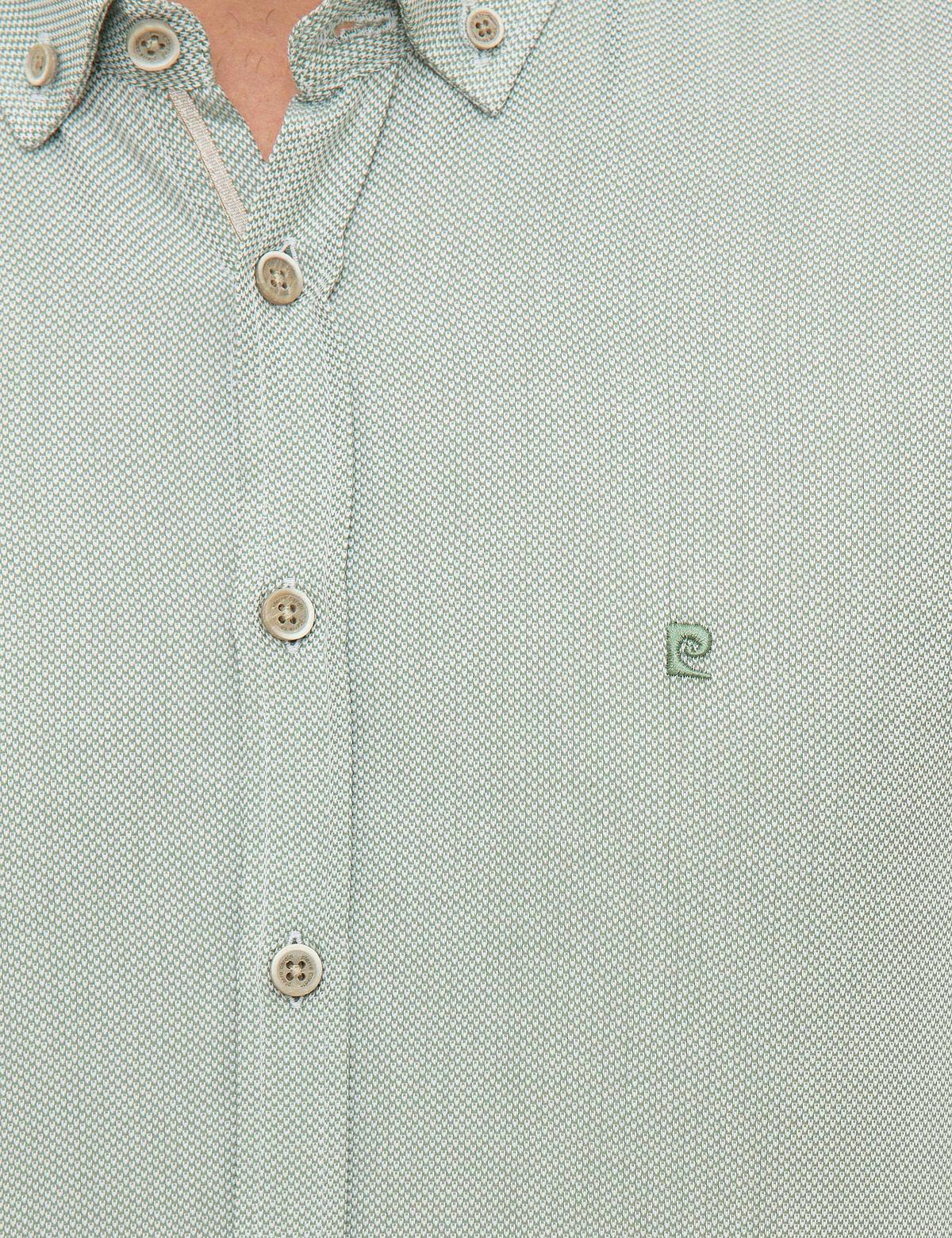 Yeşil Slim Fit Uzun Kollu Gömlek - 50219464037