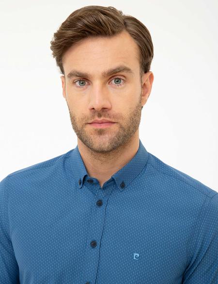 Lacivert Slim Fit Gömlek - 50218348003