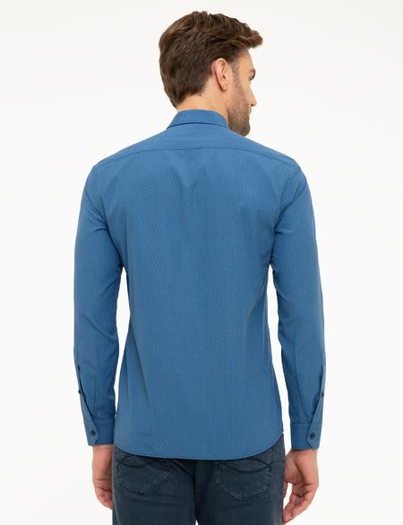 Lacivert Slim Fit Gömlek - 50218348003