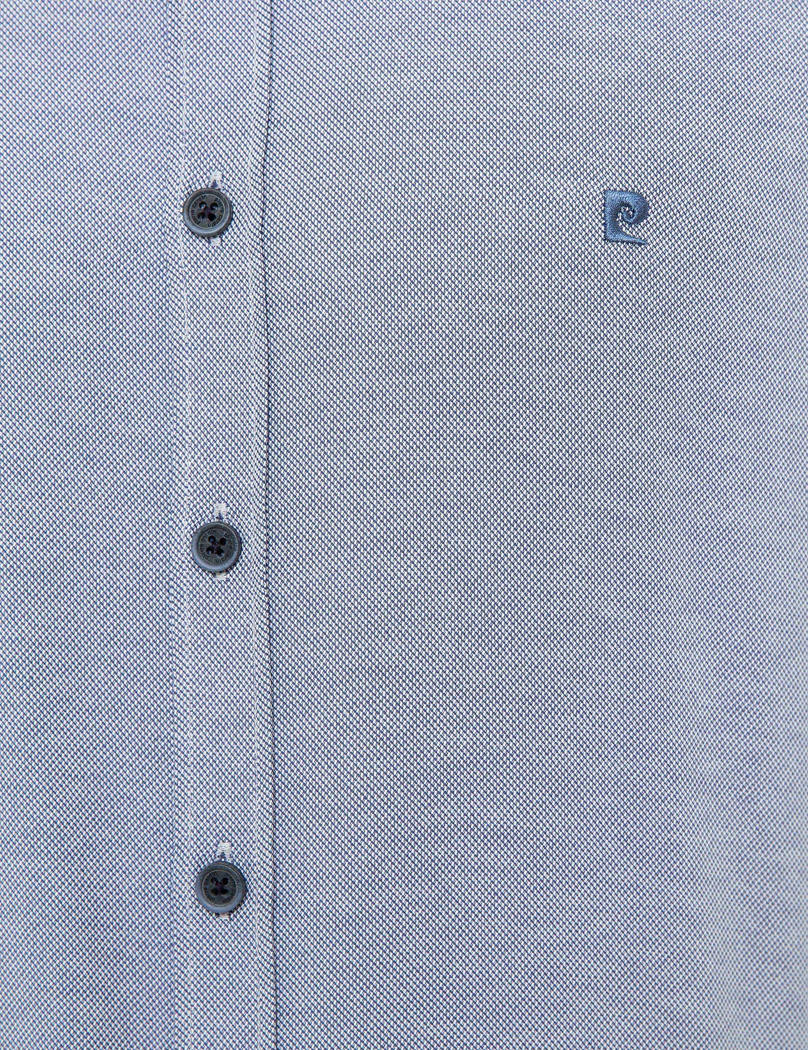 Lacivert Slim Fit Oxford Gömlek