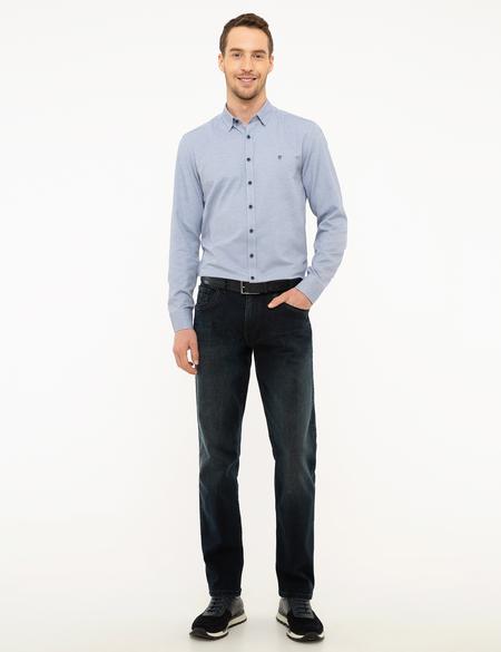 Lacivert Slim Fit Oxford Gömlek - 50218350005