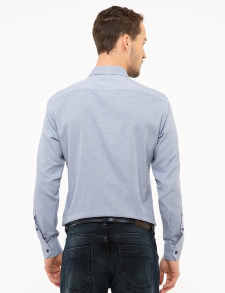 Lacivert Slim Fit Oxford Gömlek - 50218350005