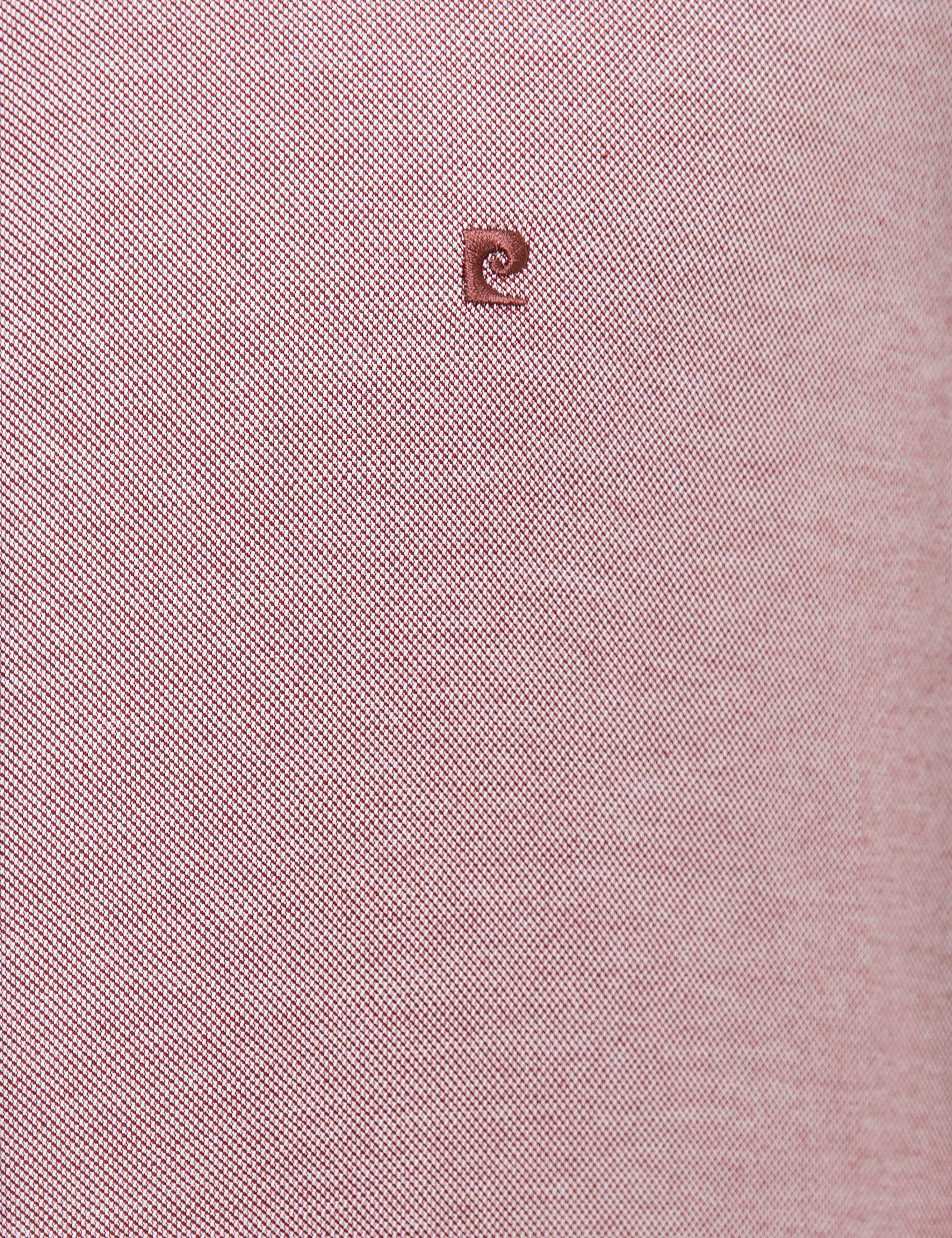 Bordo Slim Fit Oxford Gömlek