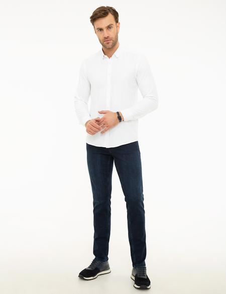 Beyaz Slim Fit Gömlek - 50218350021