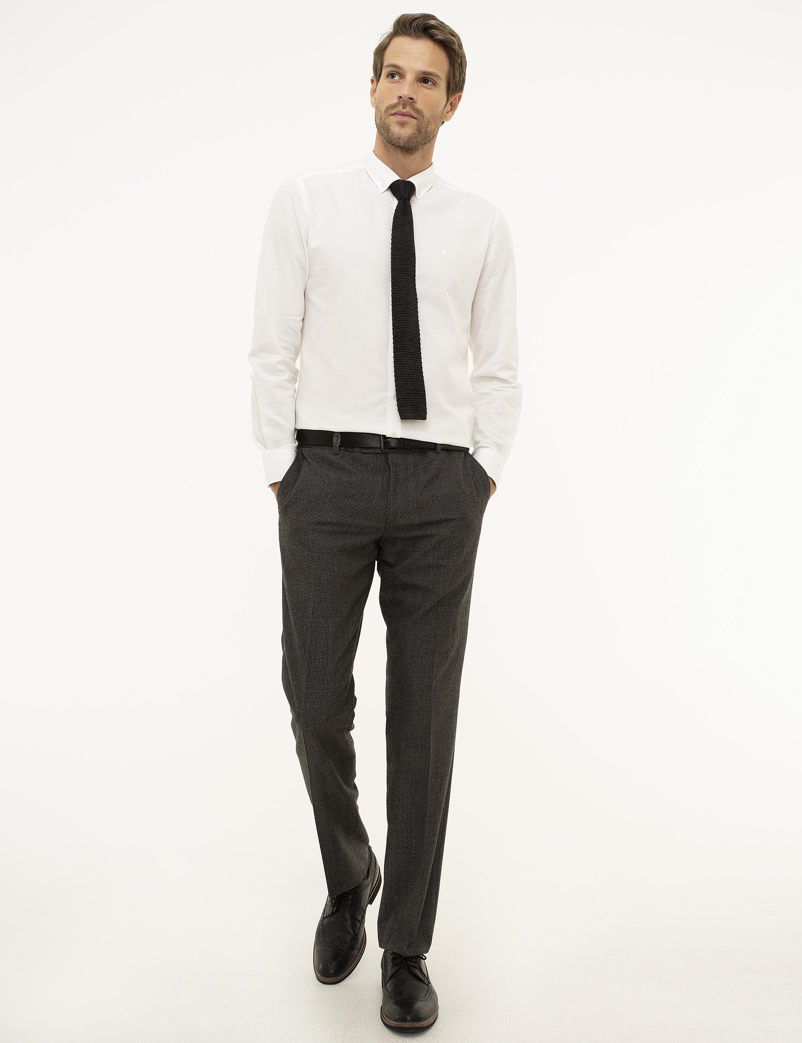 Füme Slim Fit Kumaş Pantolon