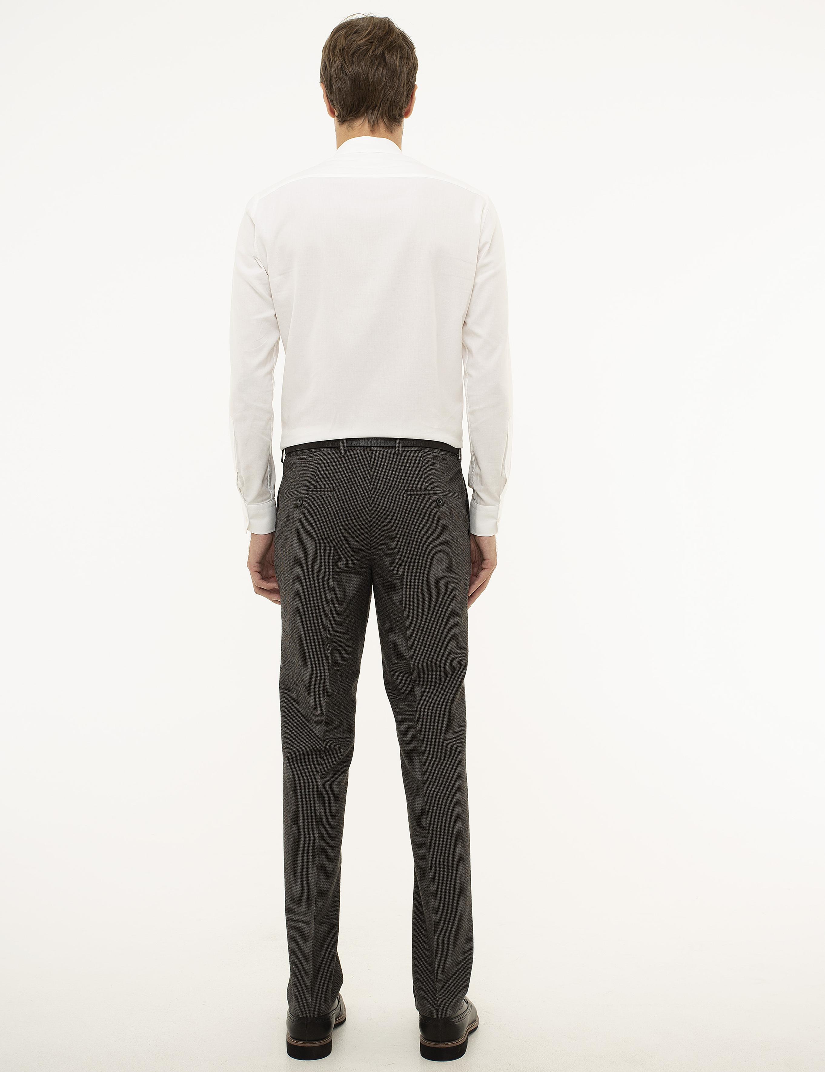 Füme Slim Fit Kumaş Pantolon