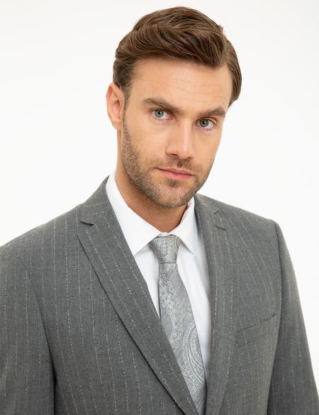 Füme Slim Fit Takım Elbise - 50217626083