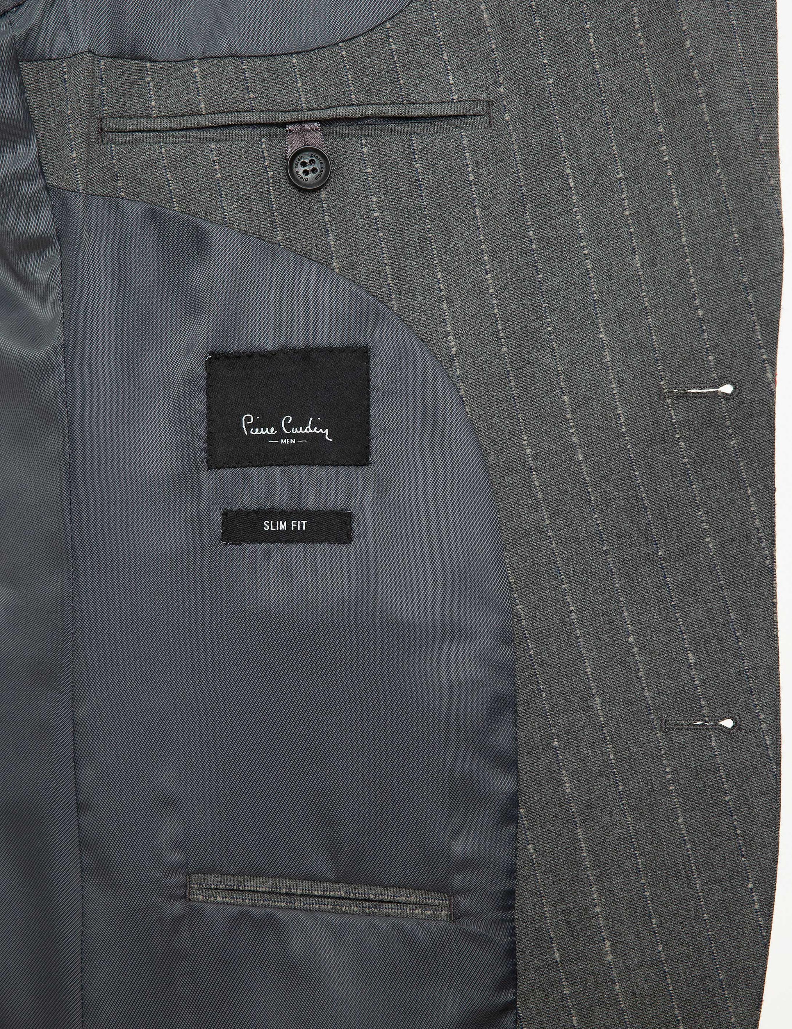 Füme Slim Fit Takım Elbise