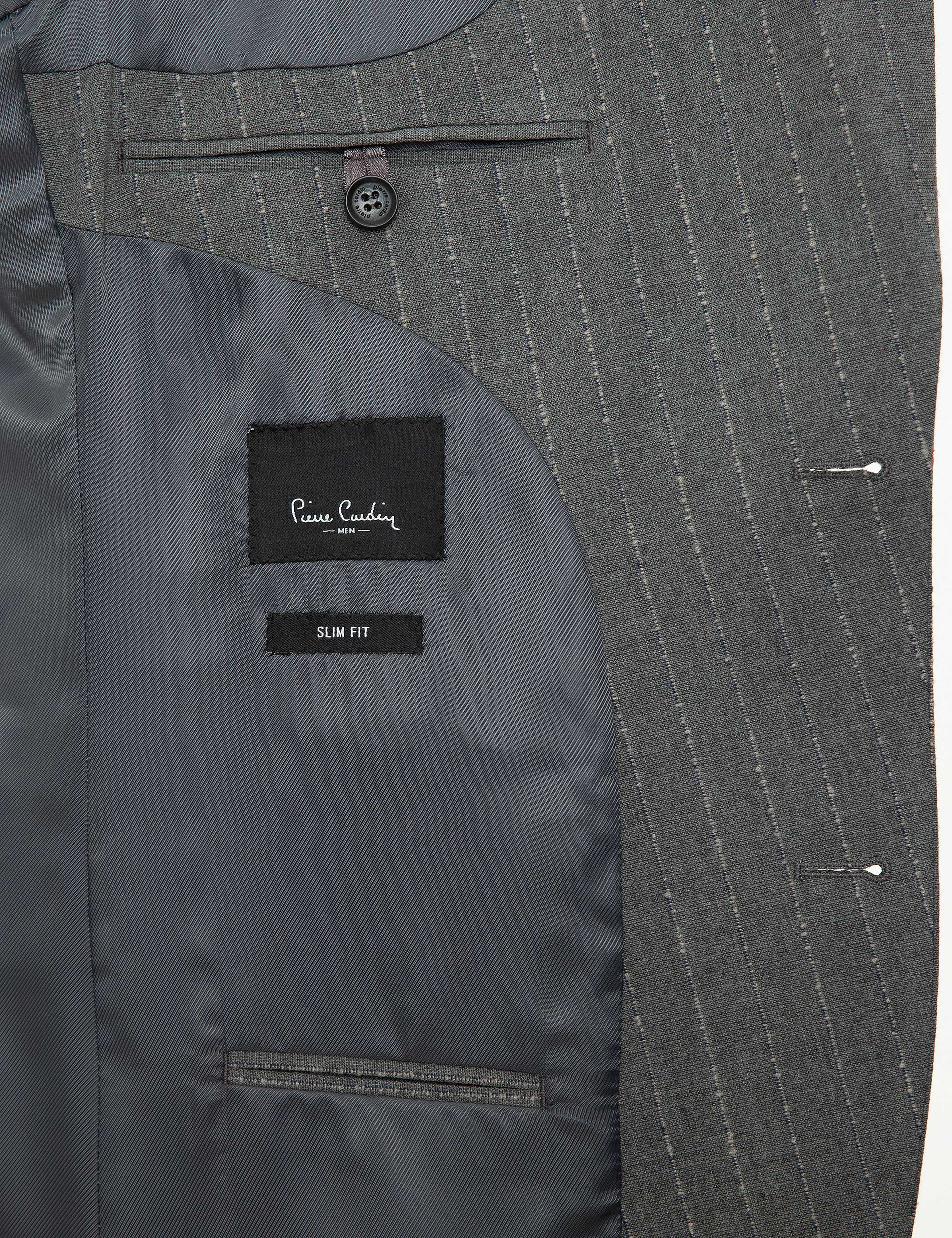 Füme Slim Fit Takım Elbise