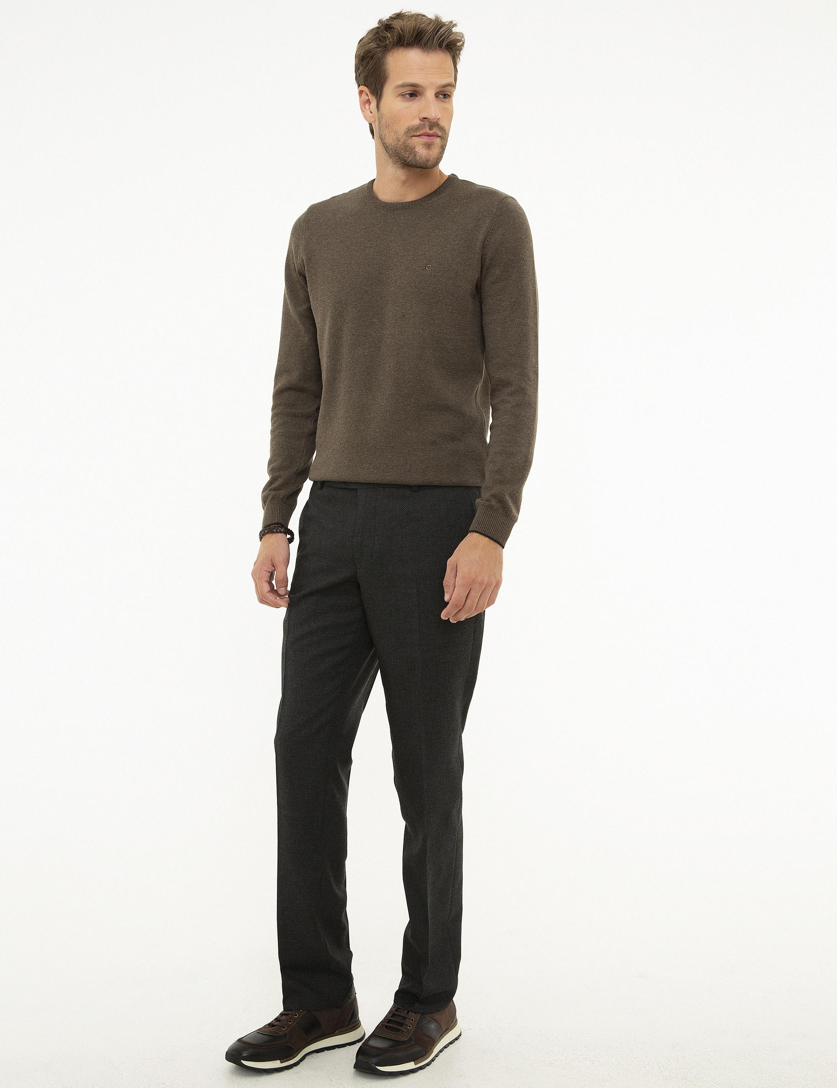 Siyah Slim Fit Kumaş Pantolon