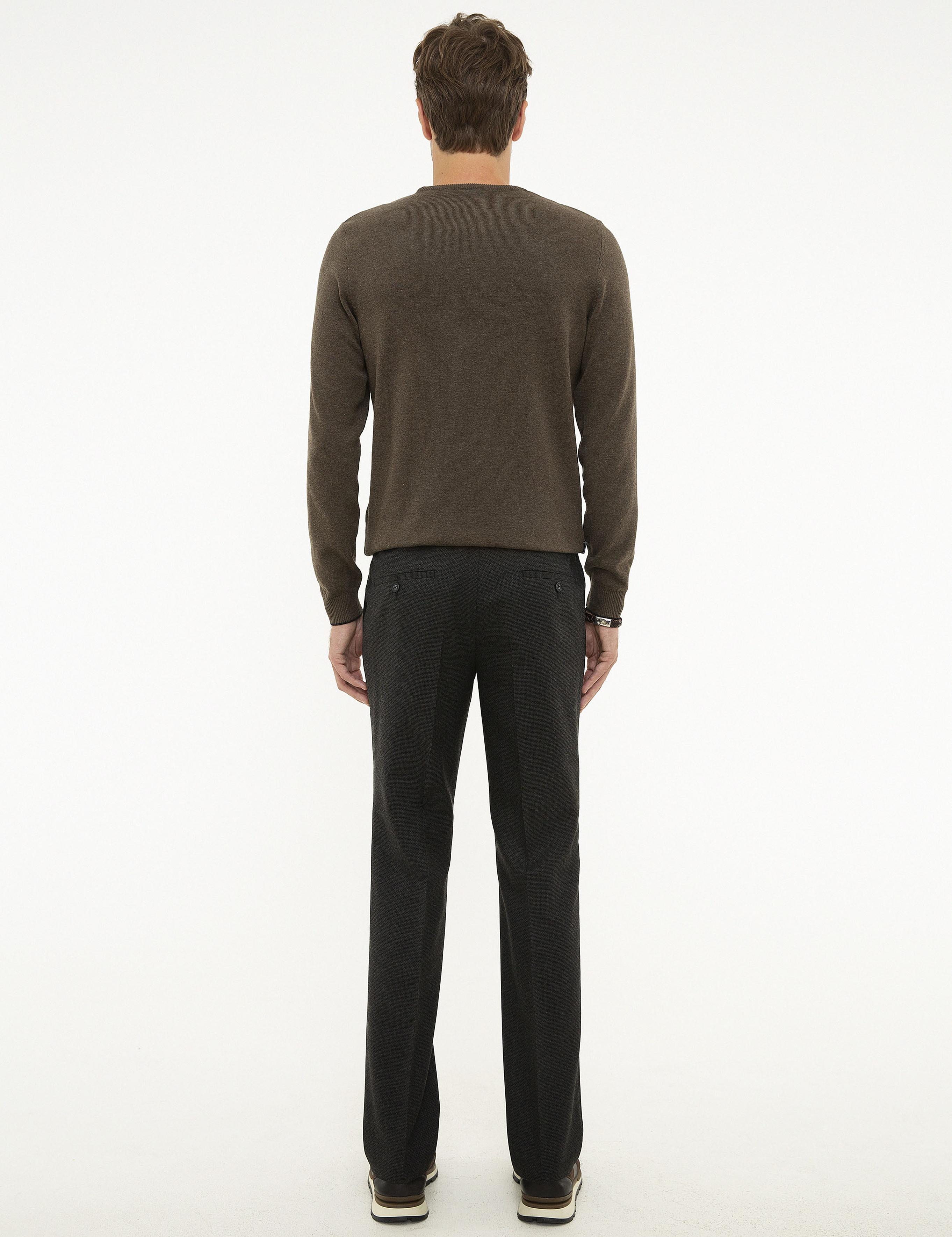 Siyah Slim Fit Kumaş Pantolon