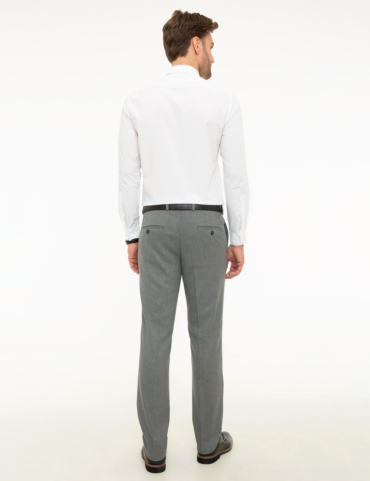 Gri Slim Fit Pantolon - 50217630075