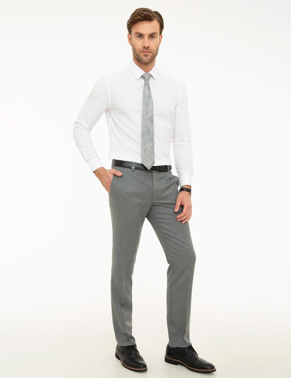 Gri Slim Fit Pantolon - 50217630075