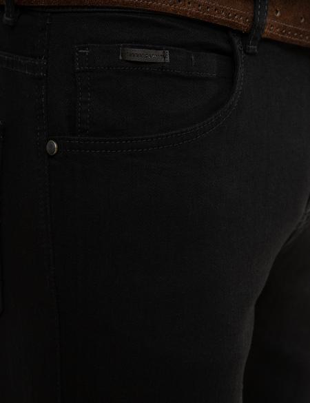 Siyah Slim Fit Jean Pantolon - 50216661022