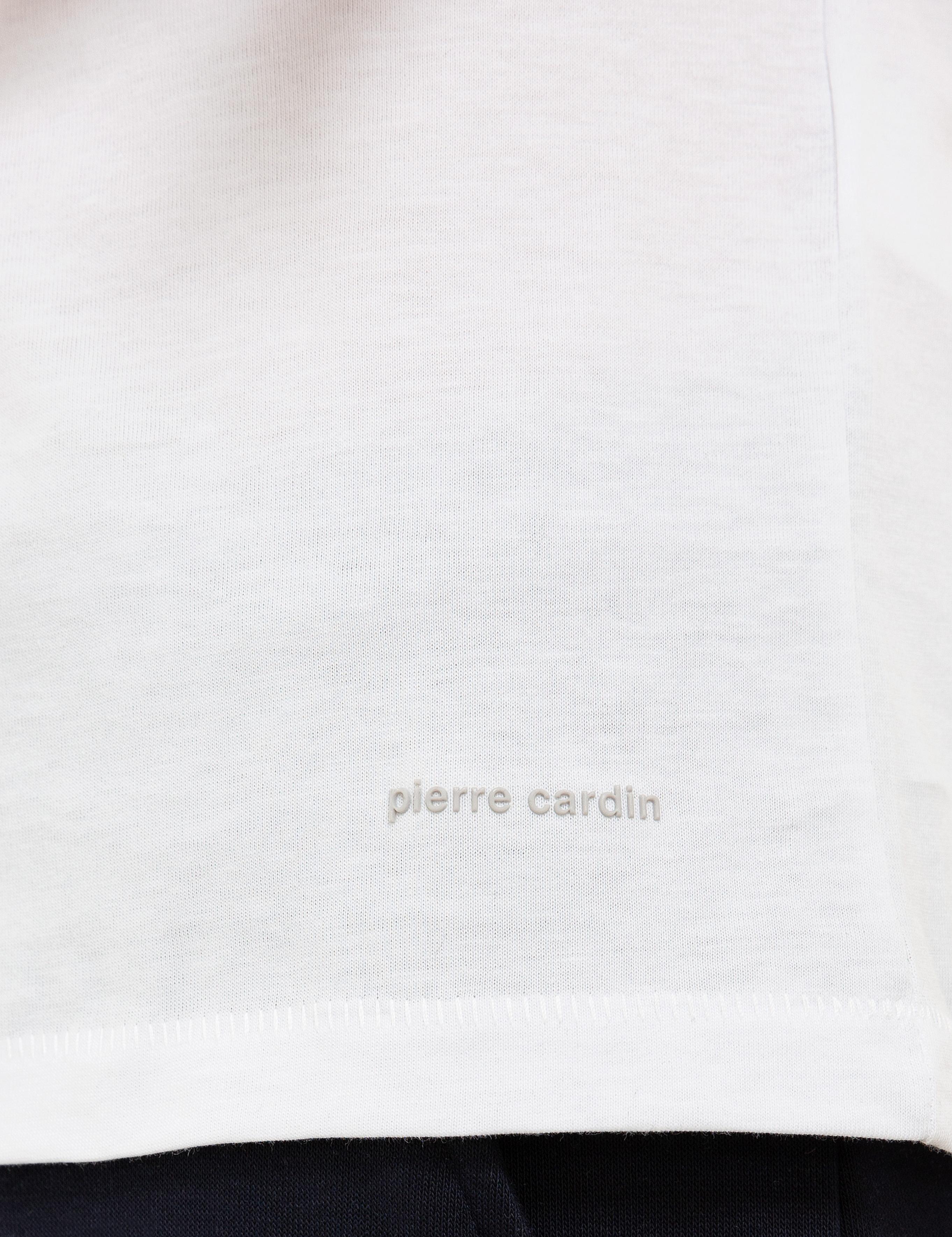 Beyaz Slim Fit Bisiklet Yaka Basic Tişört