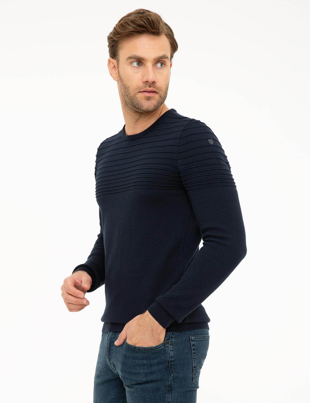 Lacivert Triko Kazak - 50218130001