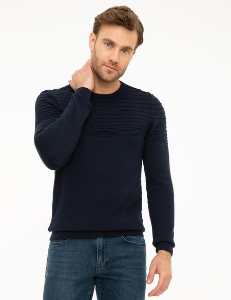 Lacivert Triko Kazak - 50218130001