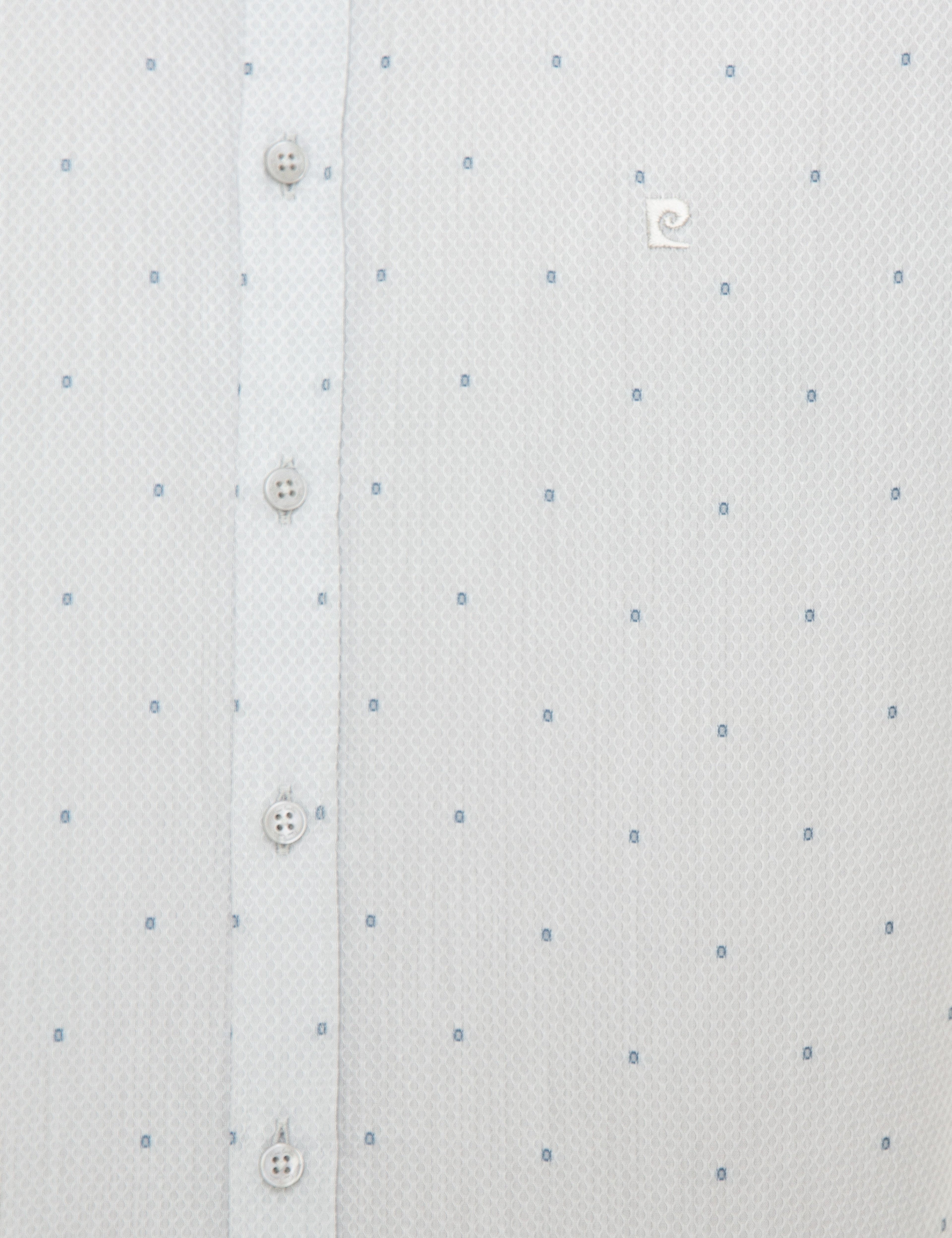 Açık Gri Slim Fit Gömlek - Image 5