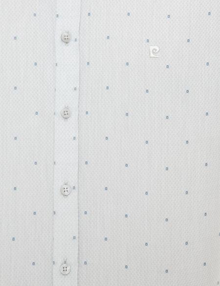 Açık Gri Slim Fit Gömlek - 50219446001