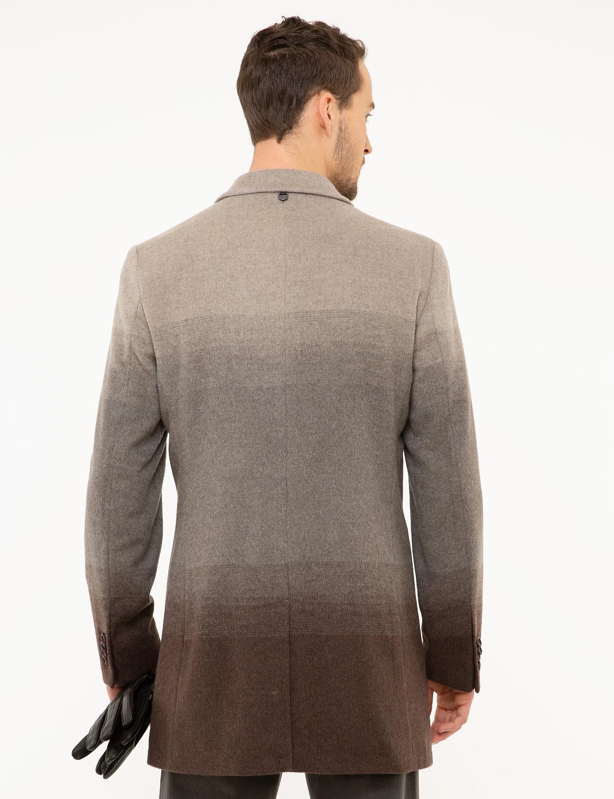 Açık Kahverengi Ex.Slim Fit Kaban - 50215112004