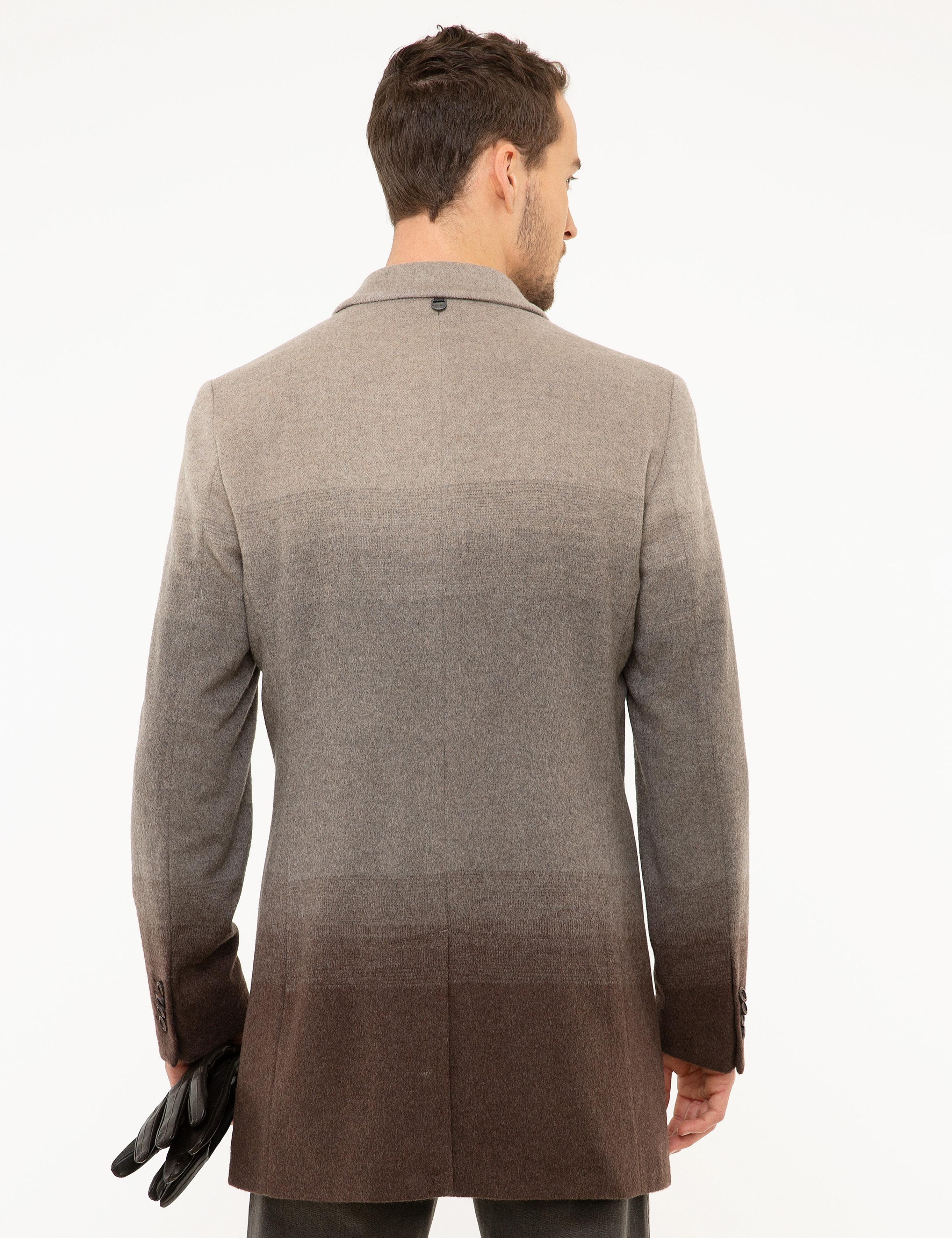 Açık Kahverengi Ex.Slim Fit Kaban