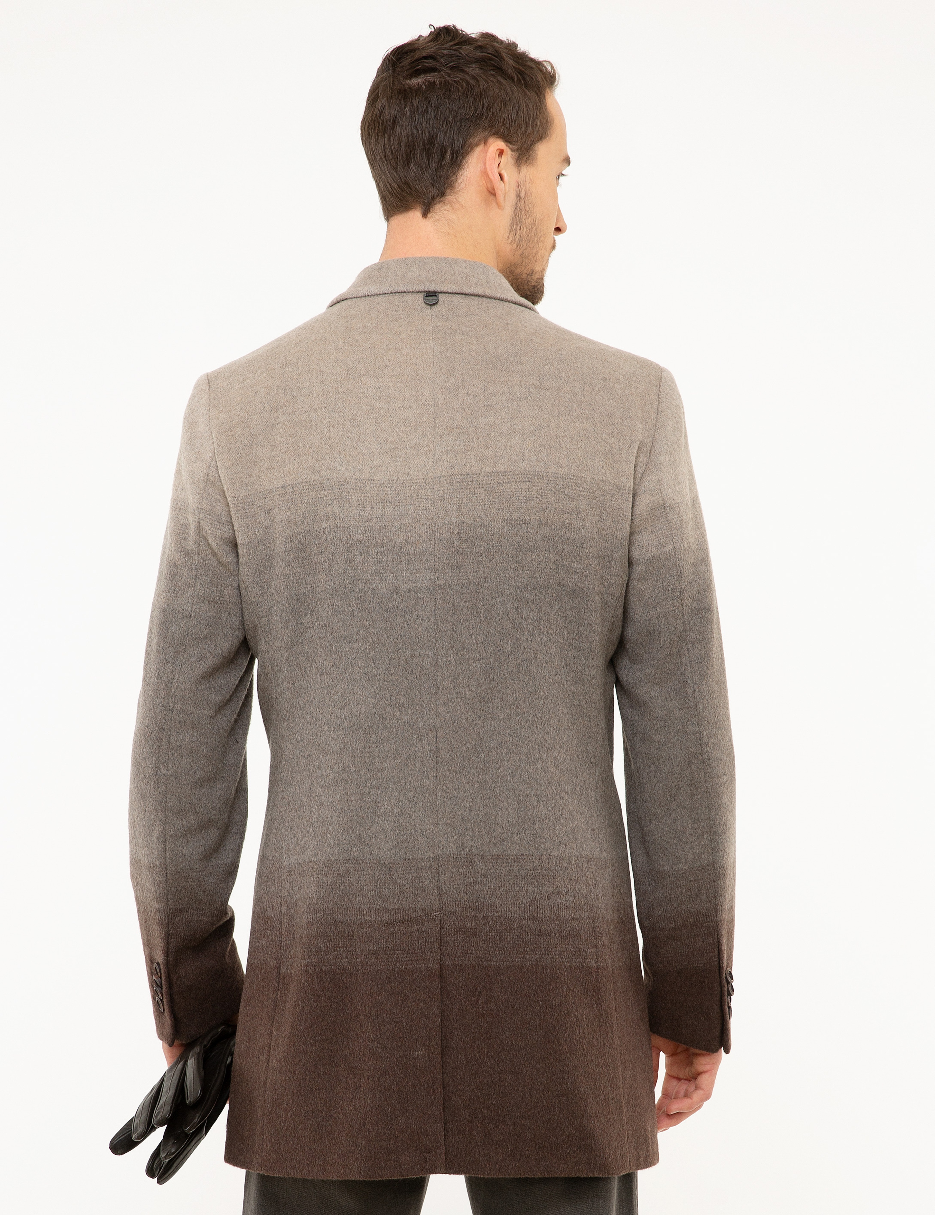 Açık Kahverengi Ex.Slim Fit Kaban - Image 4