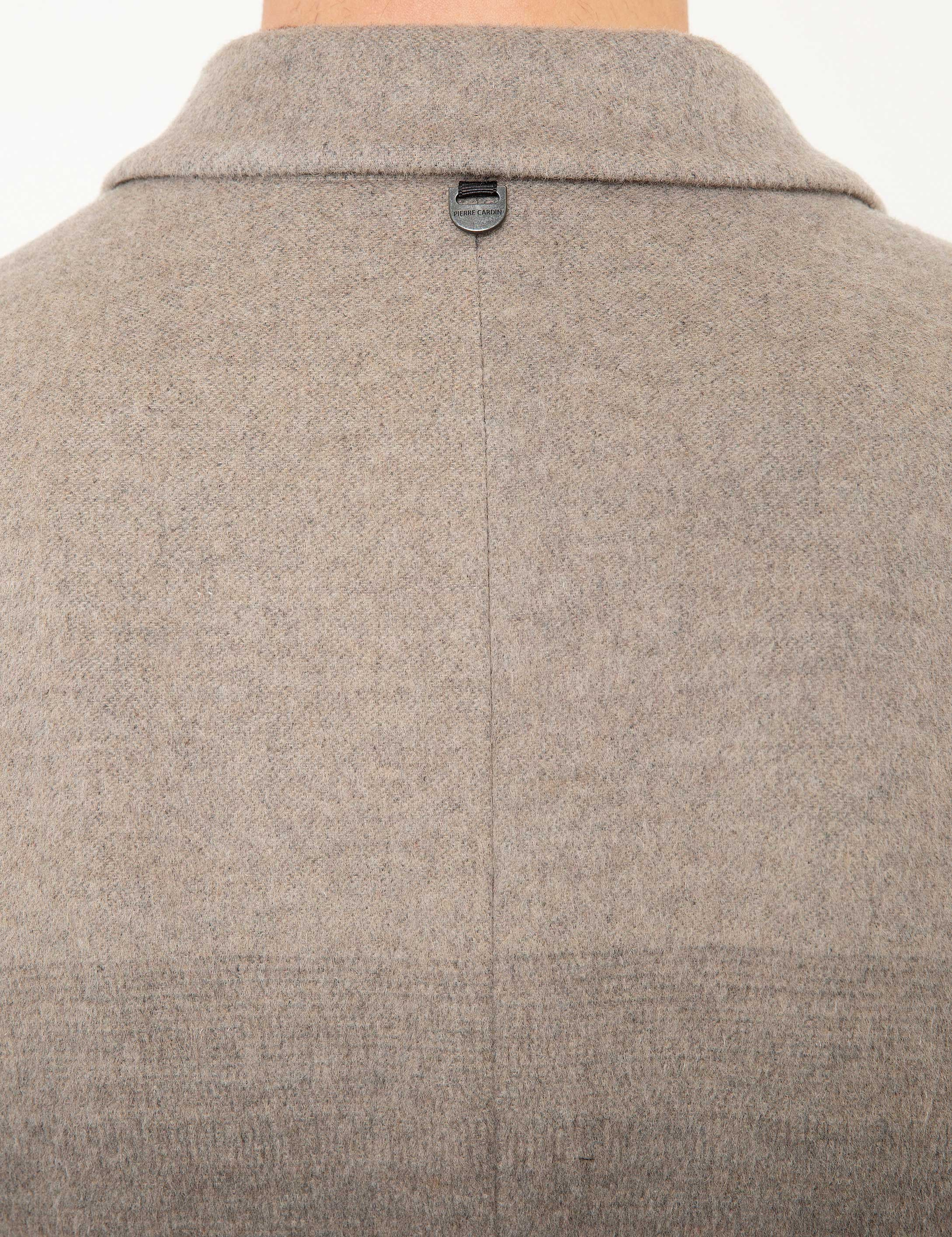Açık Kahverengi Ex.Slim Fit Kaban - Image 6