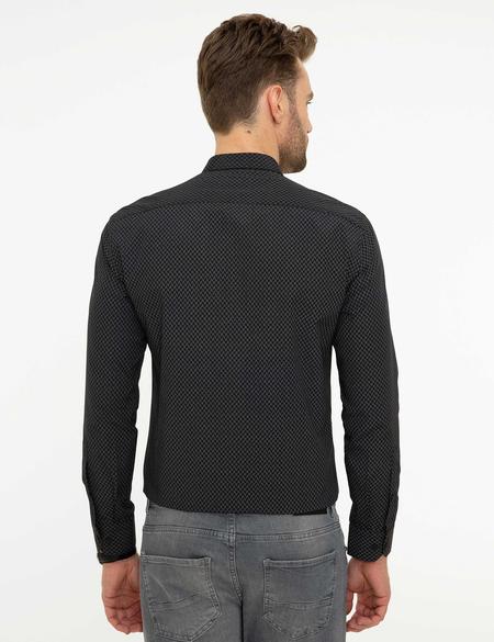 Siyah Slim Fit Gömlek - 50218295020
