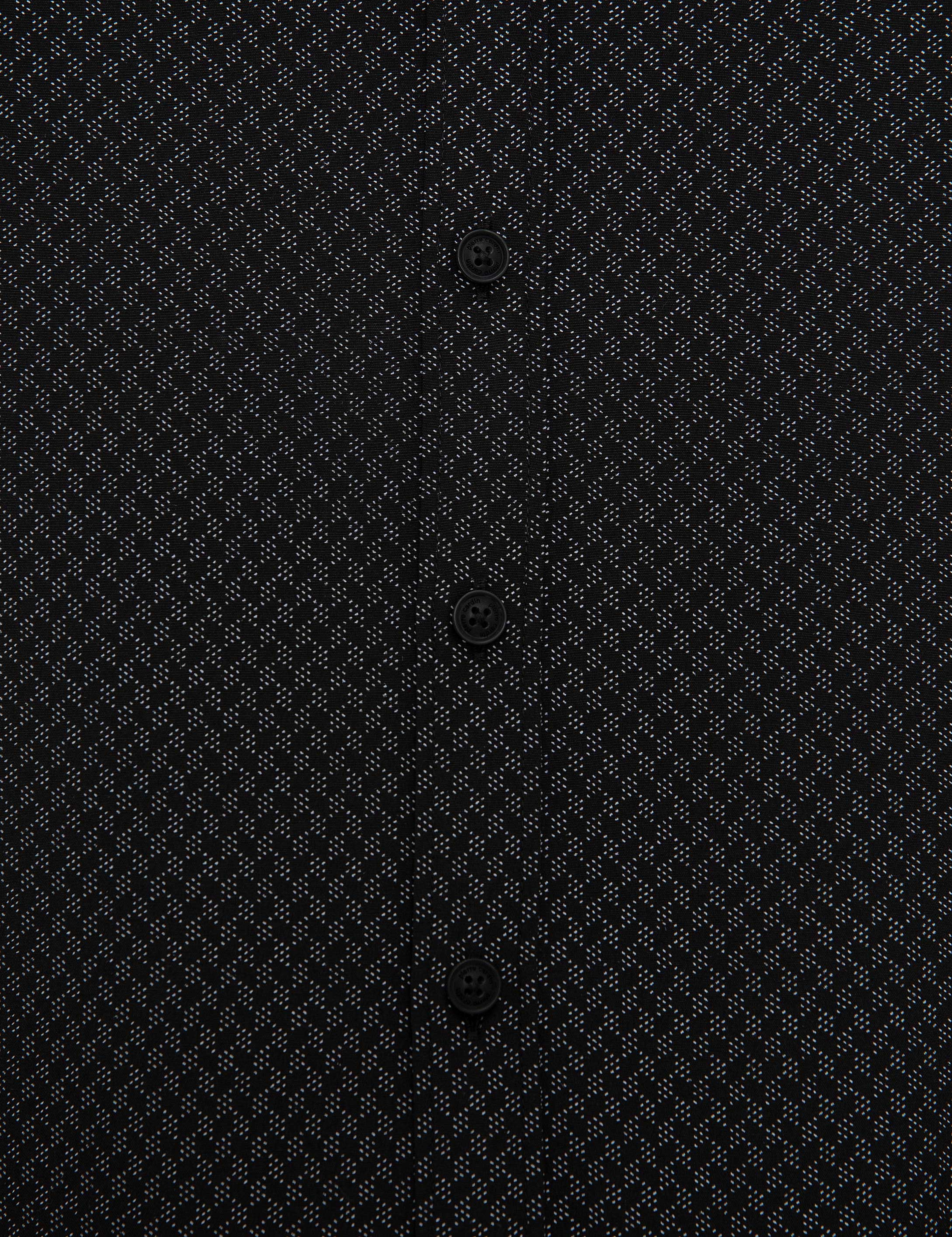 Siyah Slim Fit Gömlek - Image 6