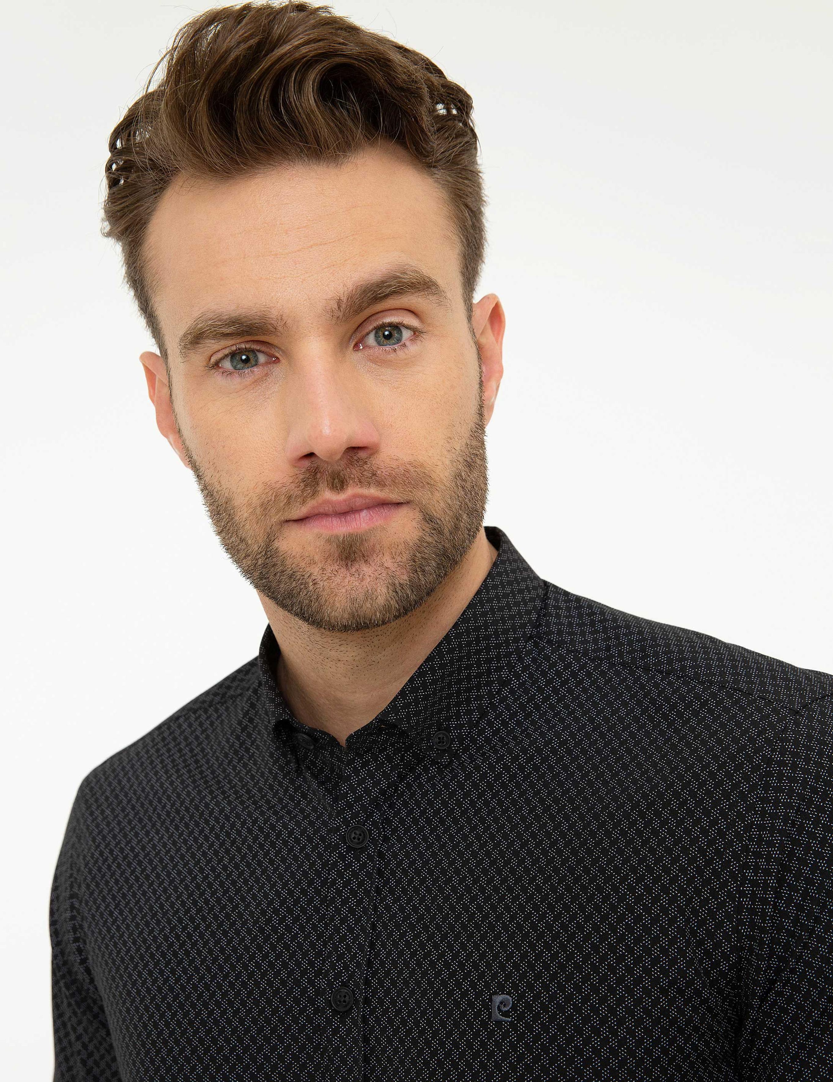 Siyah Slim Fit Gömlek