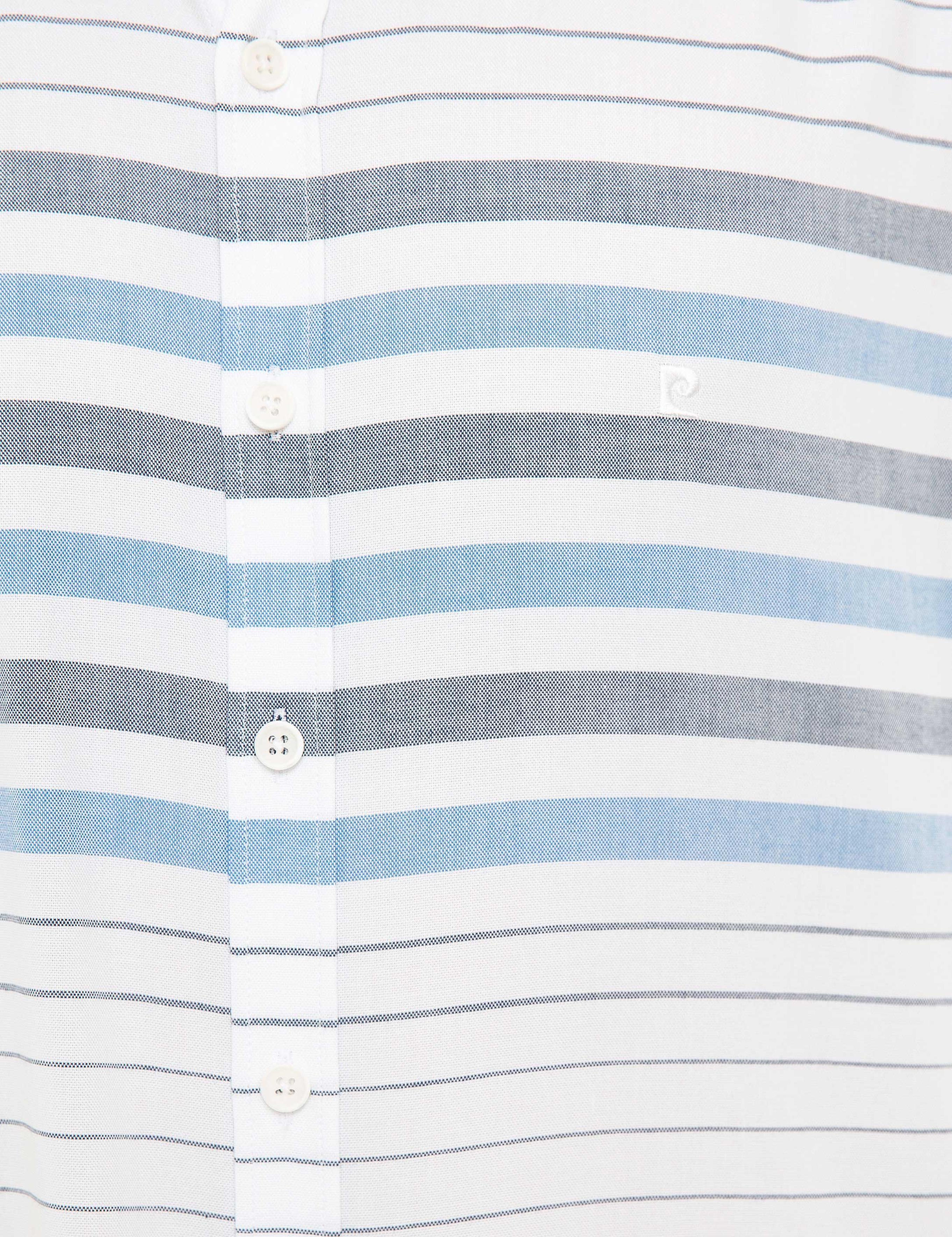 Lacivert Slim Fit Uzun Kollu Gömlek