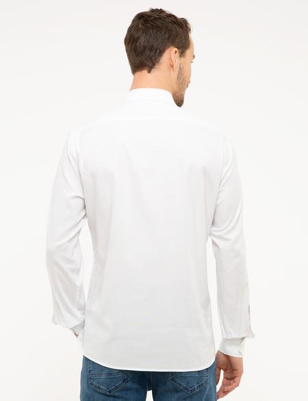 Yeşil Slim Fit Uzun Kollu Gömlek - 50216678010