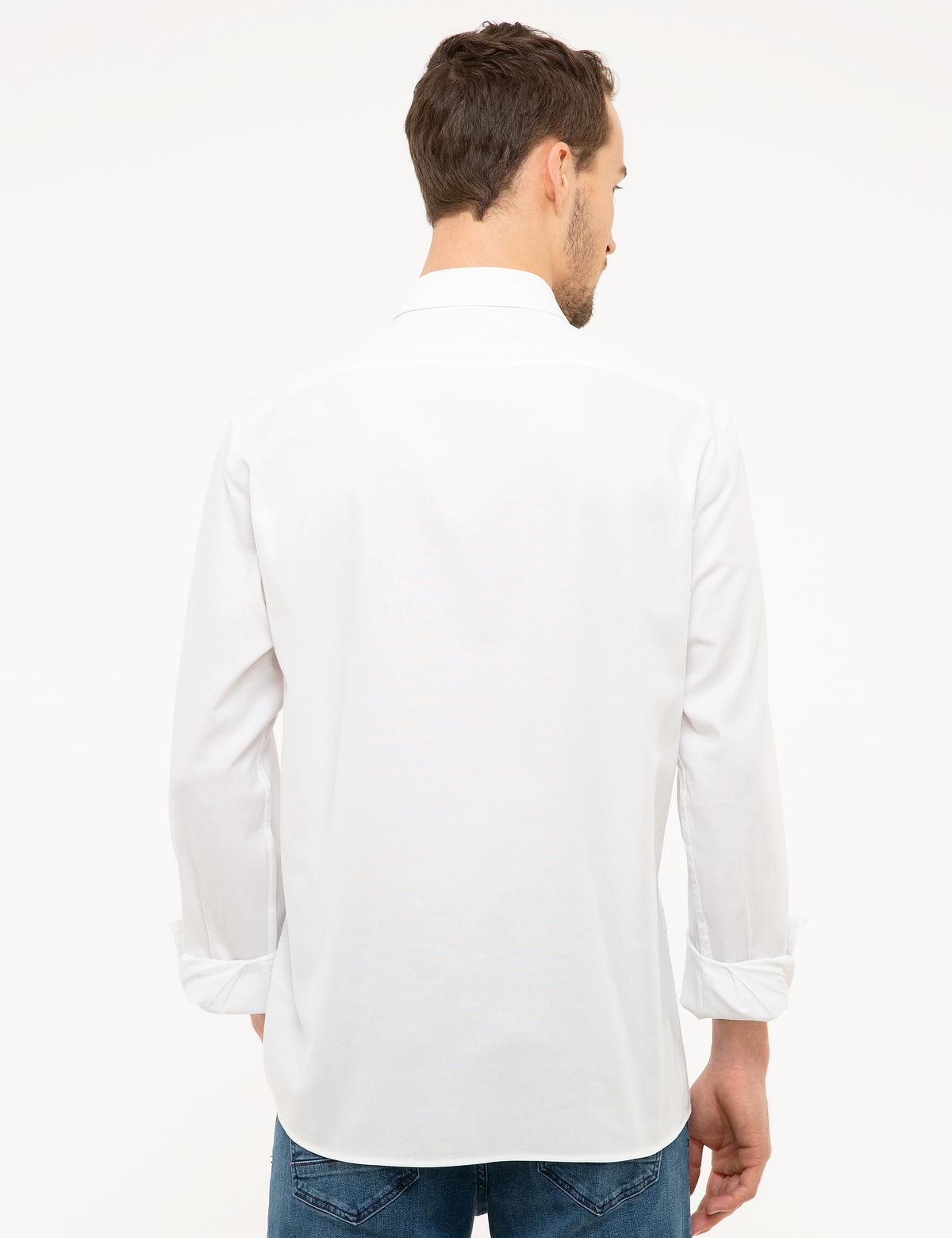 Lacivert Slim Fit Uzun Kollu Gömlek - 50216678001