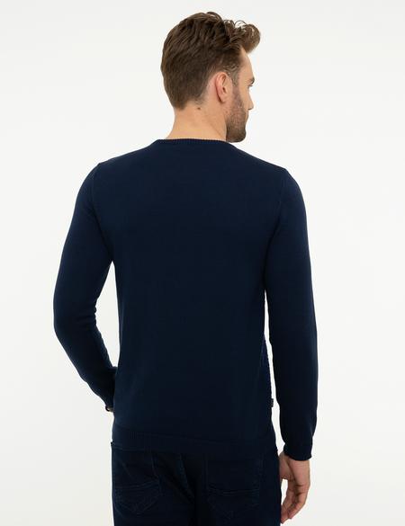 Lacivert Slim Fit Triko Kazak - 50218129001