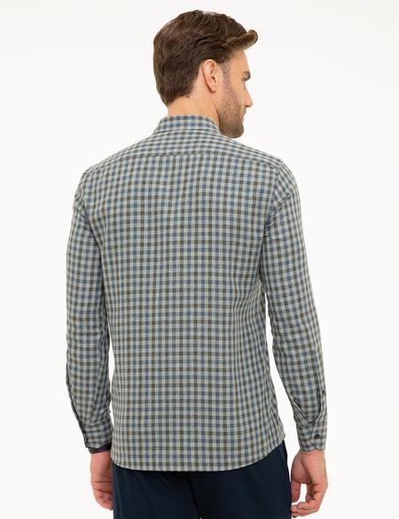 Gri Slim Fit Gömlek - 50218362005