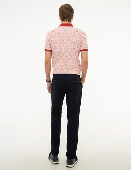 Lacivert Regular Fit Kanvas Pantolon - 50219034005