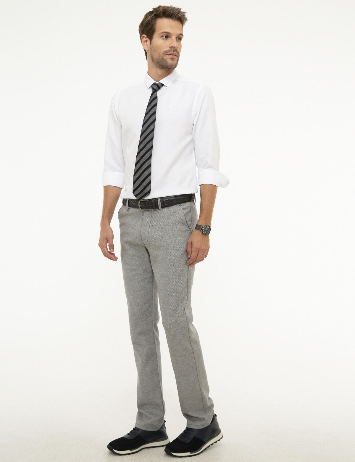 Lacivert Regular Fit Chino Pantolon - 50219035009
