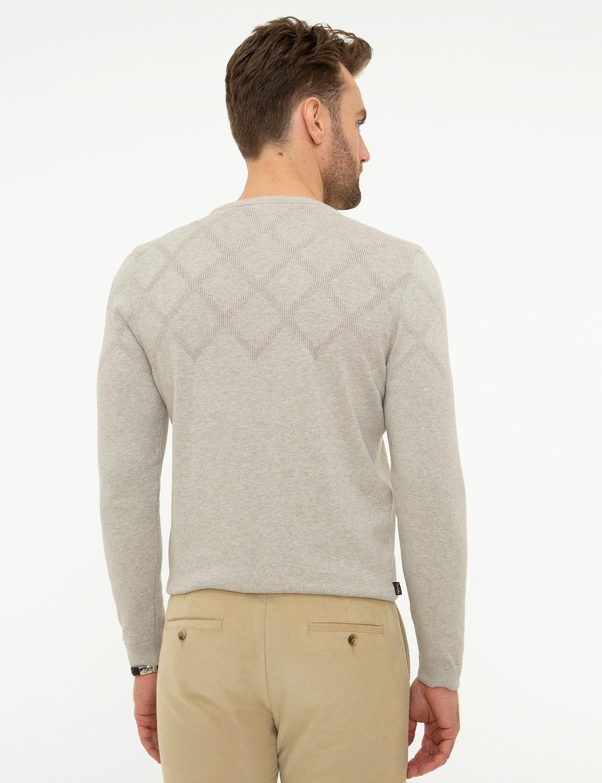 Kahverengi Triko Kazak - 50218128011