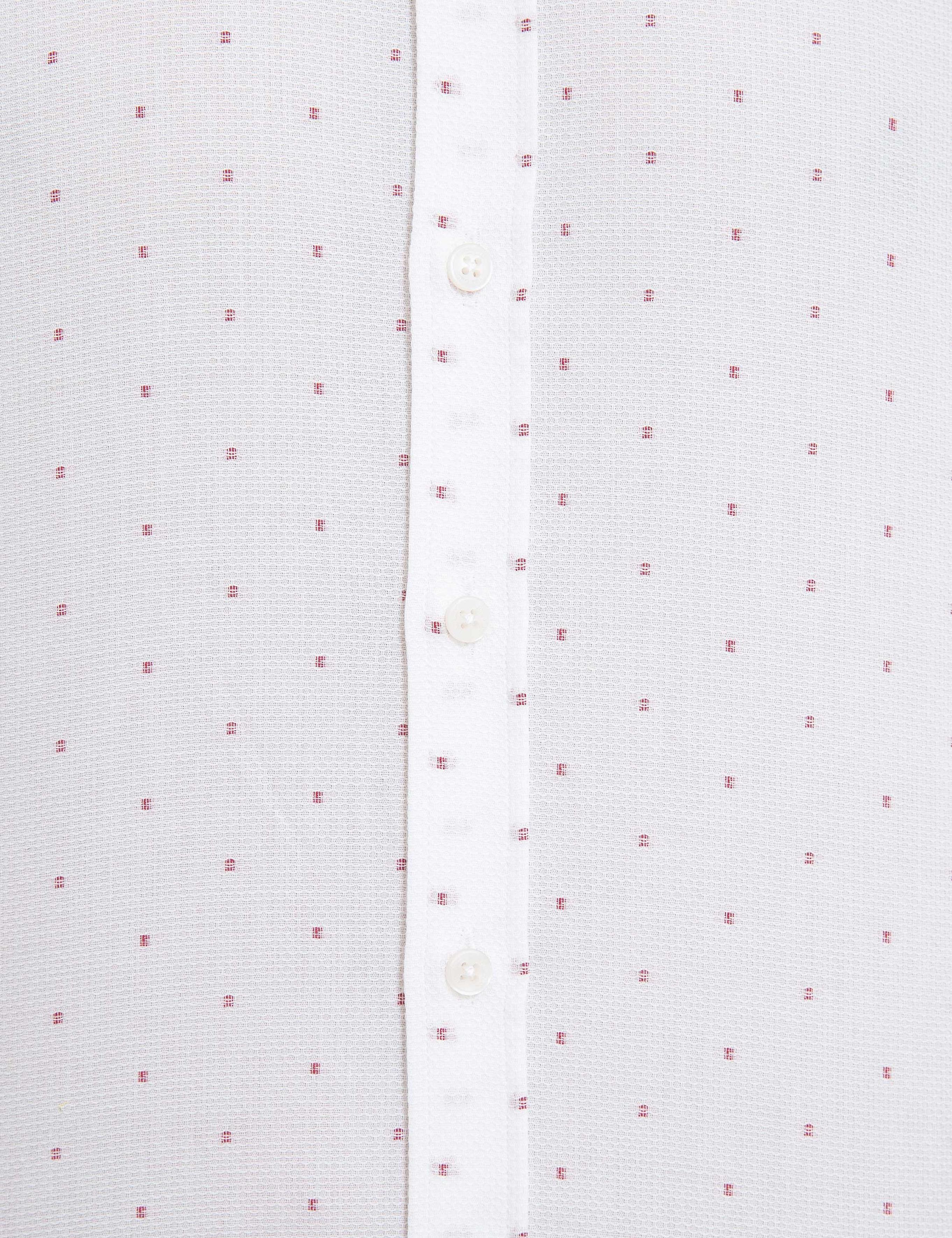 Bordo Slim Fit Uzun Kollu Gömlek