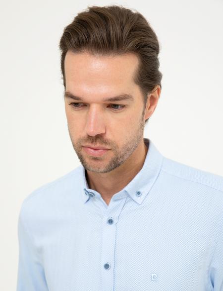 Açık Mavi Slim Fit Gömlek - 50219470001