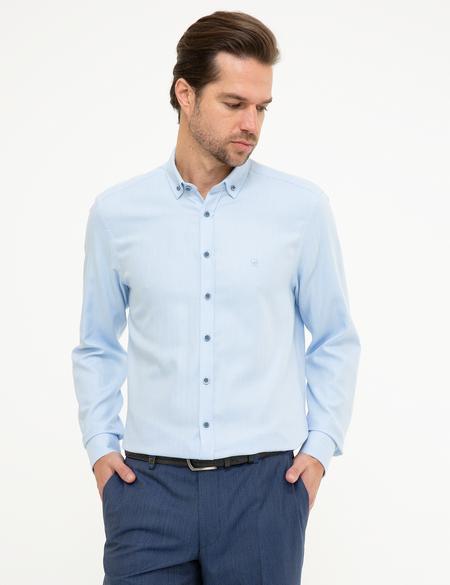 Açık Mavi Slim Fit Gömlek - 50219470001